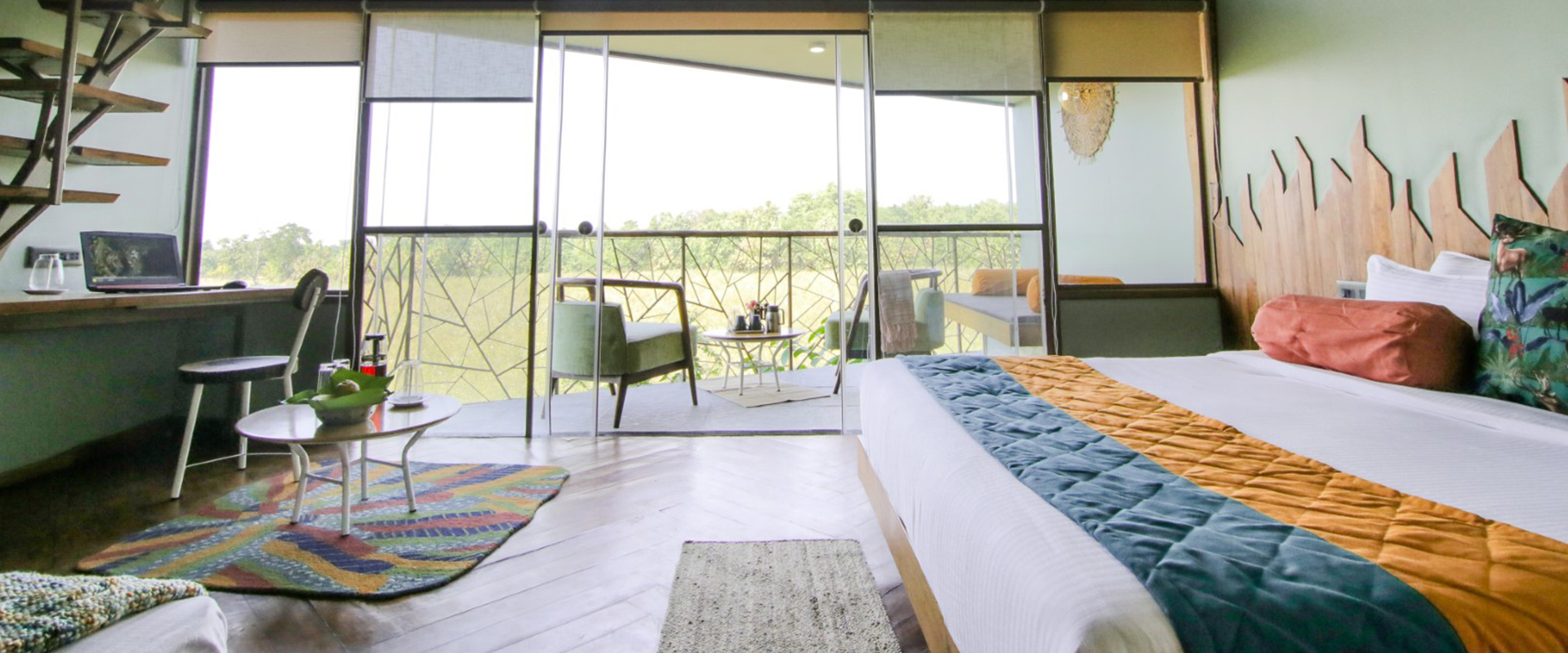 Luxury tented villa at Svasara Jungle Lodge Tadoba